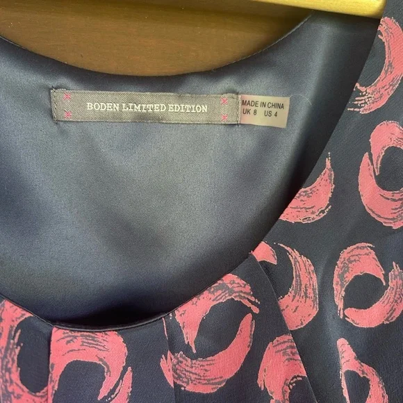 Boden Limited Edition Multicolor Floral Midi Dress Size 4 - Picture 5 of 5